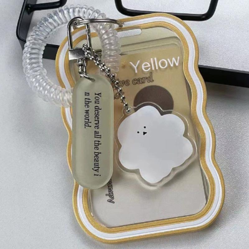 Transparent Card Holder for Student and Work IDs - Durable Sleeve for Bus, Subway, and Meal Cards