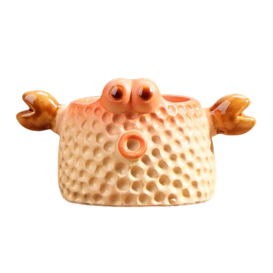 Cartoon Duck Rabbit Fox Bird Fish Shape Flower Pot Ceramic Plants Container Ornament Figurine Decorative Planter
