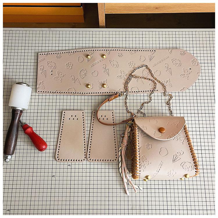 Zestaw DIY Kolorowy Mini Portfelik na Monety i Telefon Torba Crossbody dla Kobiet