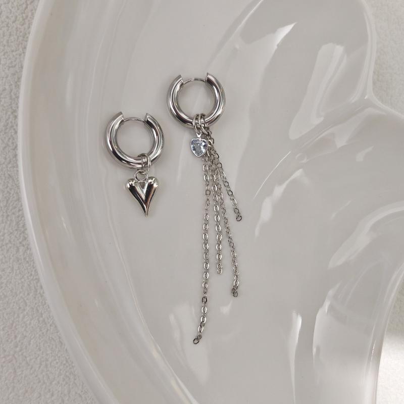 

Панк Длинные Сердце Звезда Подвеска Серьги Для Женщин Простые Геометрические Круглые Серьги-Кольца Модные Ювелирные Изделия Подарок