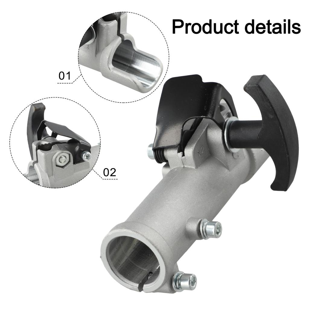 Metal Extension Pole Connector For Hedge Trimmers, Brush Cutters, Fits 26mm & 28mm Shaft Diameter Garden Tool