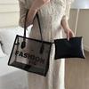2 Stück/Set Mode Klare PVC Handtasche PU Leder PVC Verbundstoff Tragetaschen Transparente Gelee Tasche Täglich