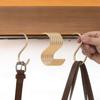 Metal Large S Hooks for Hanging, 10 Pieces Aluminum S Coffee Mug Hooks Heavy Duty Curtain Shower Hook Mutil Purpose S-Shaped Jean Hook for Closet