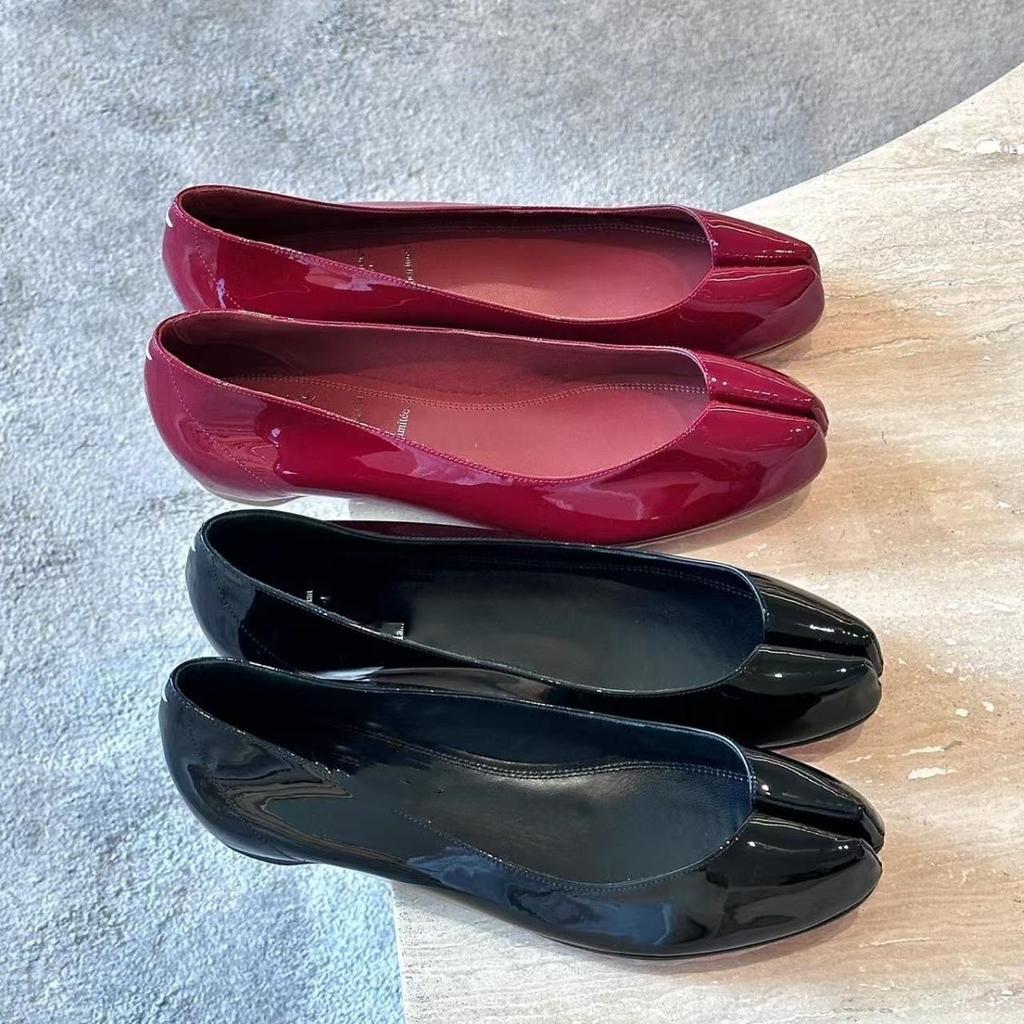 Inner Height Increase CM Single Shoes Split-toe Shoes Ballet Shoes Women's Shallow Flat Shoes Commuter Shoes