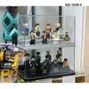 New Acrylic Minifigures Display Case, Stackable And Dustproof Building Block Display Box For  Action Figure Toys Storage