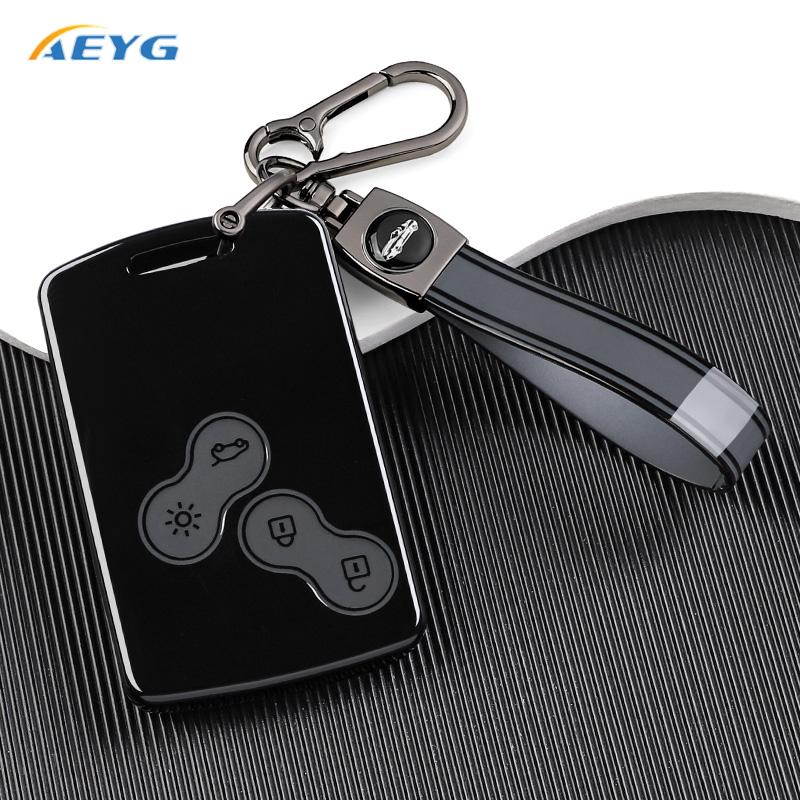 Tpu Auto Shell Fob Holder Accessories For Renault Clio 4 Captur Megane 3 Scenic Fluence Zoe Koleos Laguna Nema Stage Keychain