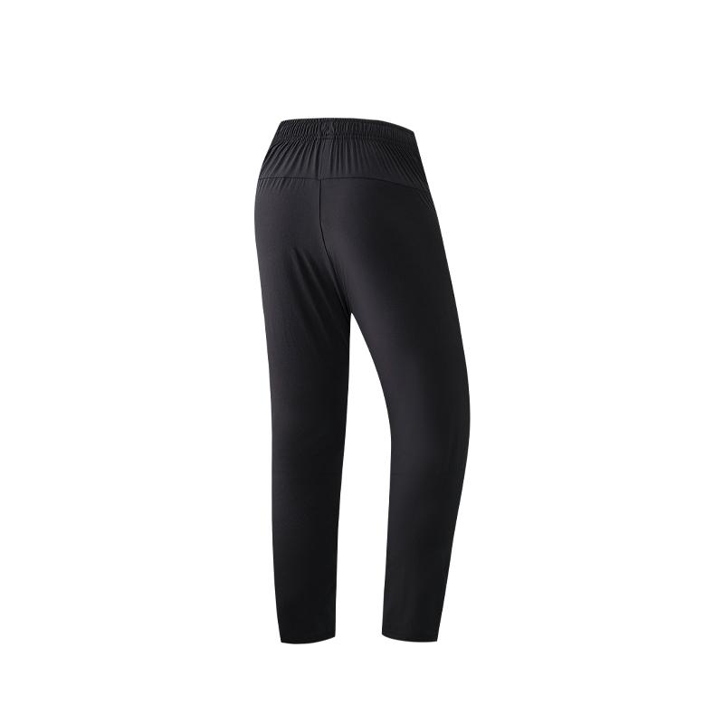 Anta Running Series Simple Mid-Waist Soft Versatile Elastic Sports Long Pants Men bottoms 152625501N-1
