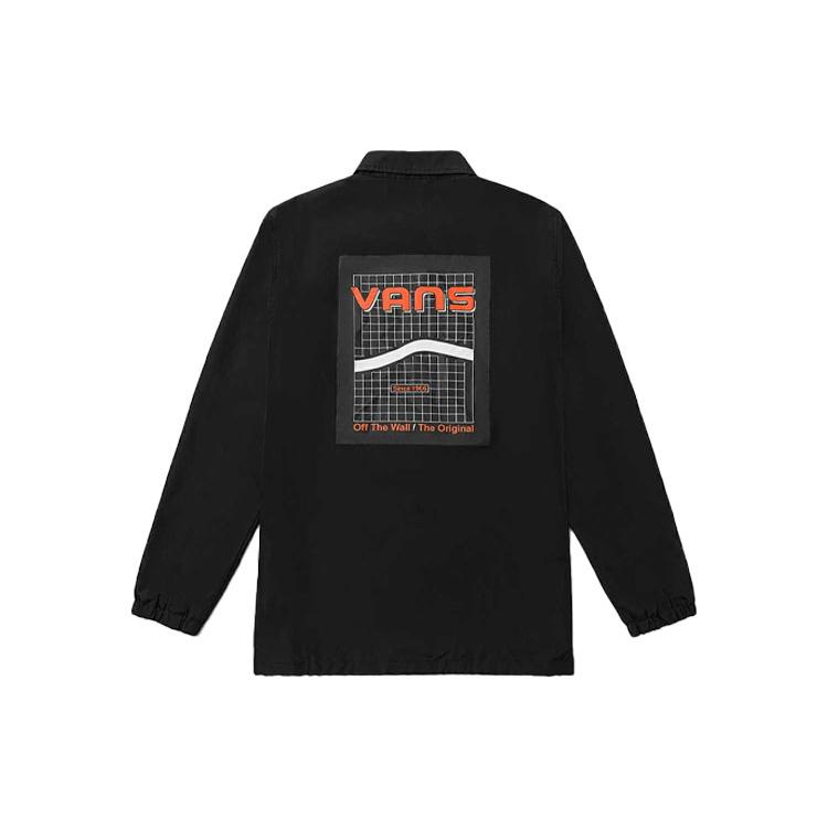 Куртки Vans Унисекс Черный Лацкан Умеренный Другое VN0A5H8OBLK XS