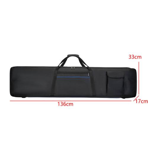 Qfmr Keyboard Bag, 61-Key Storage Protective Case, Thick Waterproof, 88-Key Electronic Piano with Shoulder Carrying Handle (Compatible with 88-Key Tru