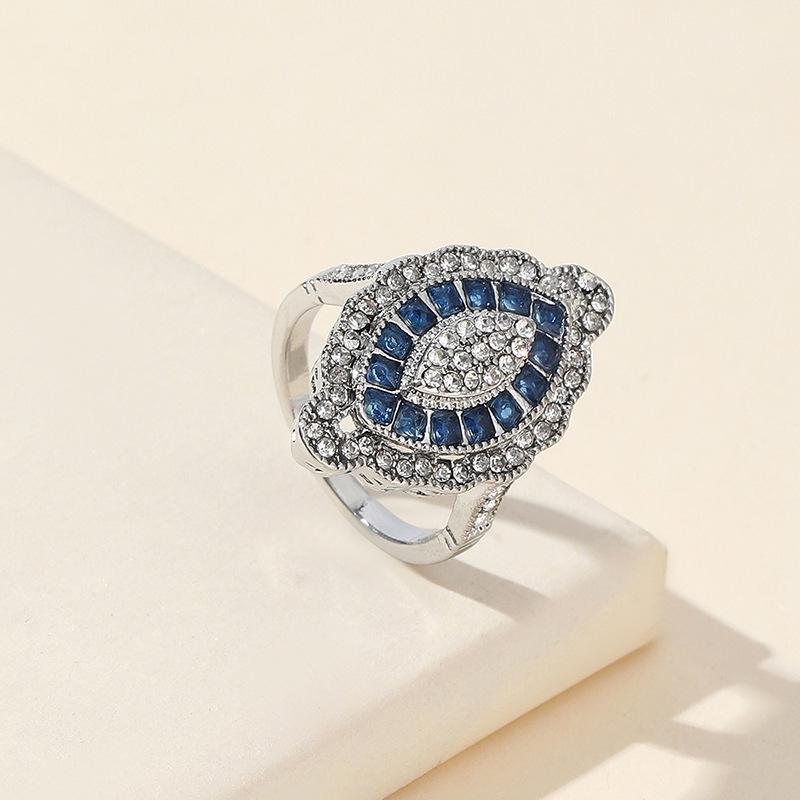 Inel Huajie de Lux cu Topaz: Modă Europeană & Americană Bijuterii de Logodnă pentru Femei