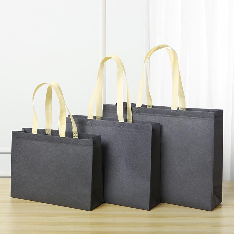 Eco-Friendly Large Capacity Non-Woven Supermarket Tote Bag with Reinforced Base