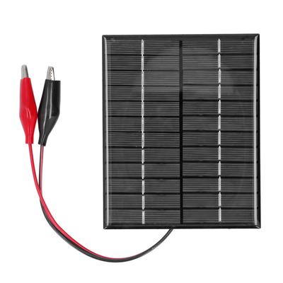 2W 12V Solarpanel Hohe Umwandlungseffizienz Winddichtes Polysilizium-Solarpanel-Ladegerät für Lichter