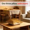 Abstract Gold Vein Marble Throw Pillow Includes Pillow Core 18.18 Inch Soft Non Slip Cushion Case Home Sofa Bedroom Decor Gift