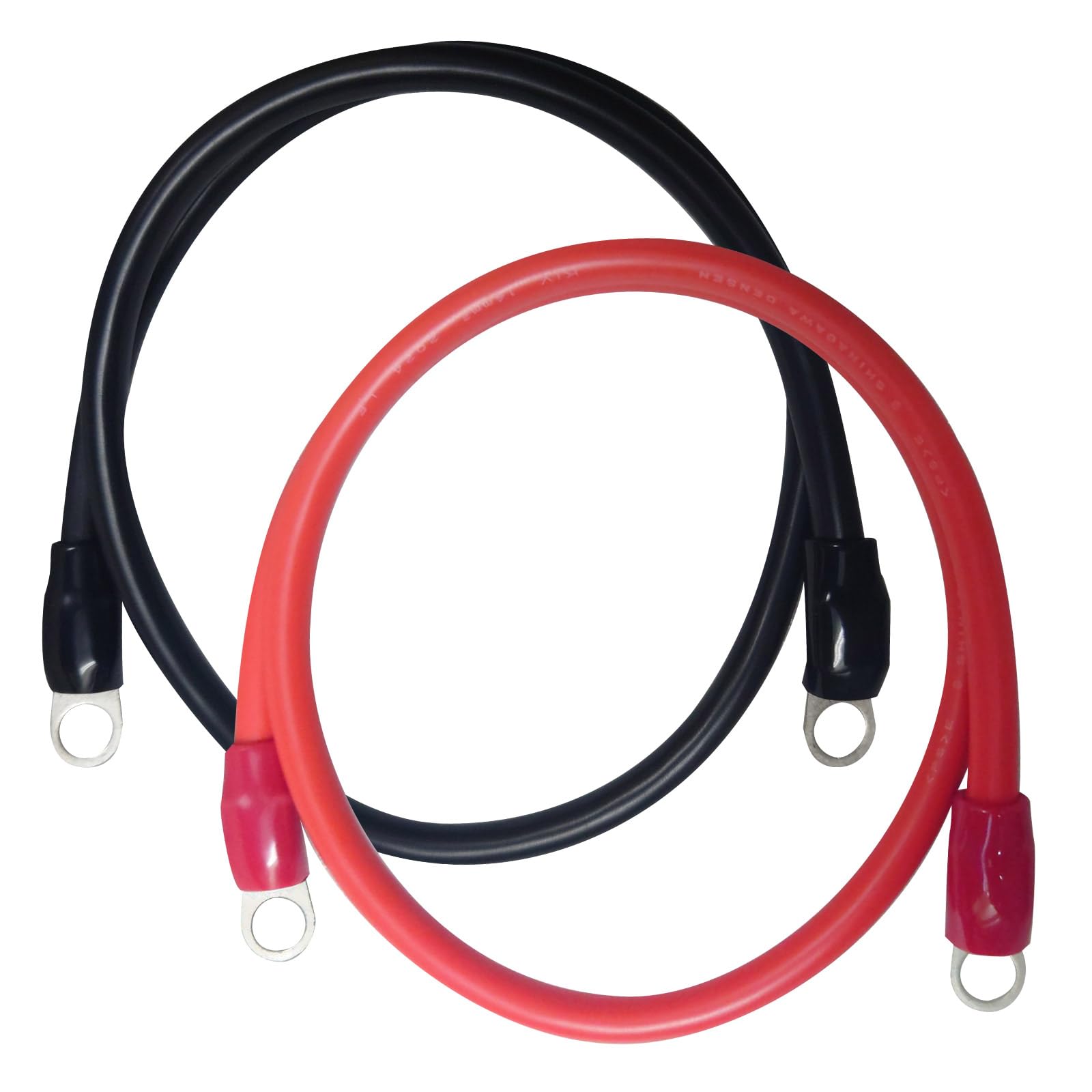 

KAUSMEDIA14SQKIV60cm cable Made by domestic manufacturer R14-8s slim round crimp terminal 8mm pre-crimped battery cable Inverter In-car wiring Ba