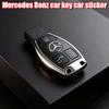 Auto Replacement 13mm Key Fob Emblem Sticker ABS For Mercedes Benz AMG A C E Class CLA CLS W212 W213 W204 W205 Control Badges