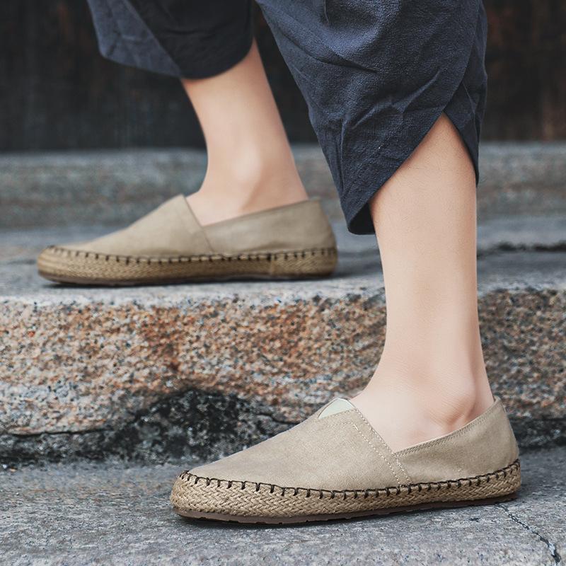 Încălțăminte de înaltă calitate Pantofi de pânză plat pentru bărbați Pantofi leneși pentru bărbați Mocasini Mocasini pentru bărbați Pantofi de conducere