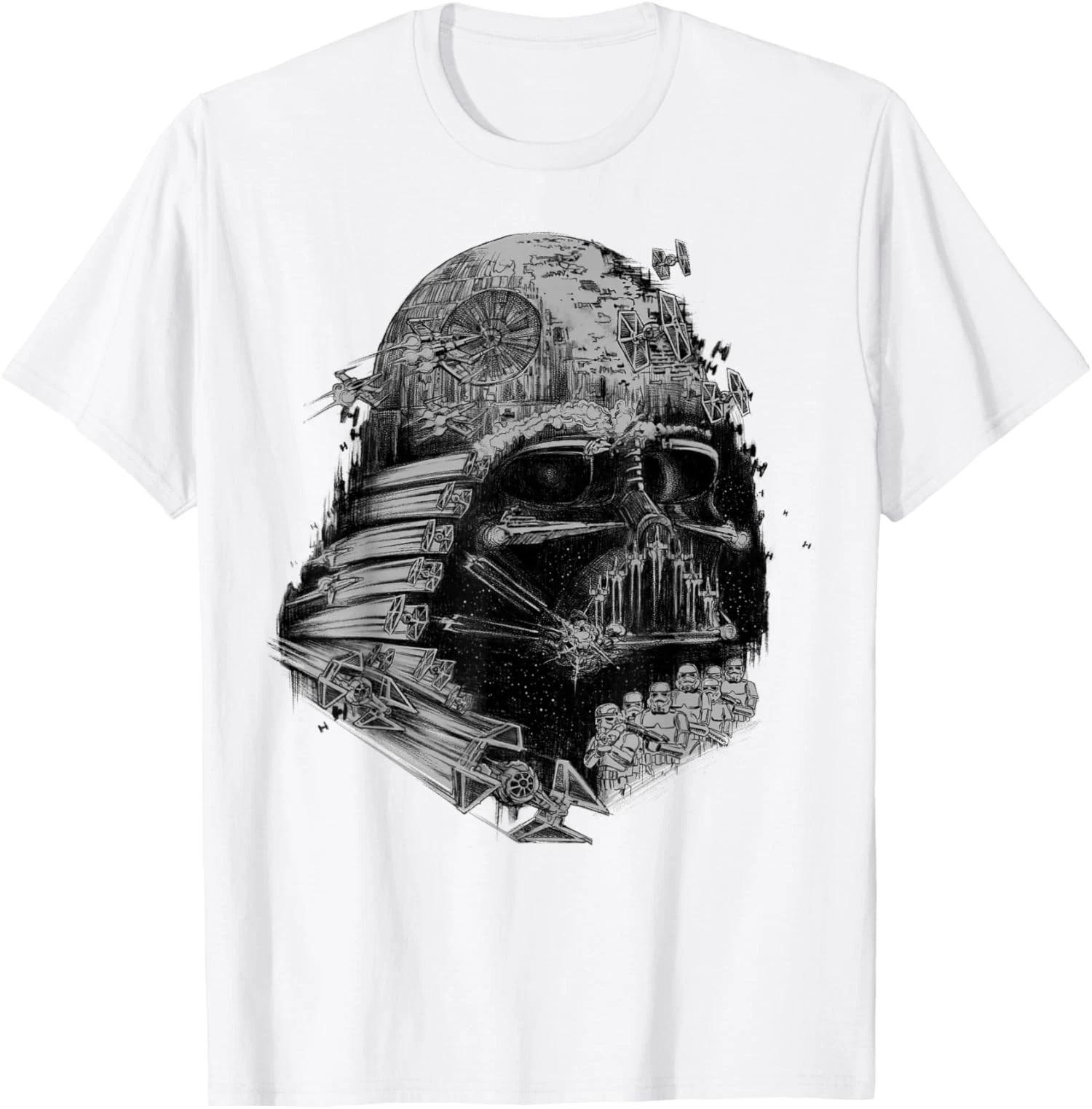 Star Build The Empire Darth Vader Wars Graphic Unisex T-Shirt L