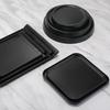 Yicang Black Melamine Rectangular Serving Tray
