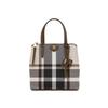 Daks Beige Check Leather Tote Bag Dcba6e711i2