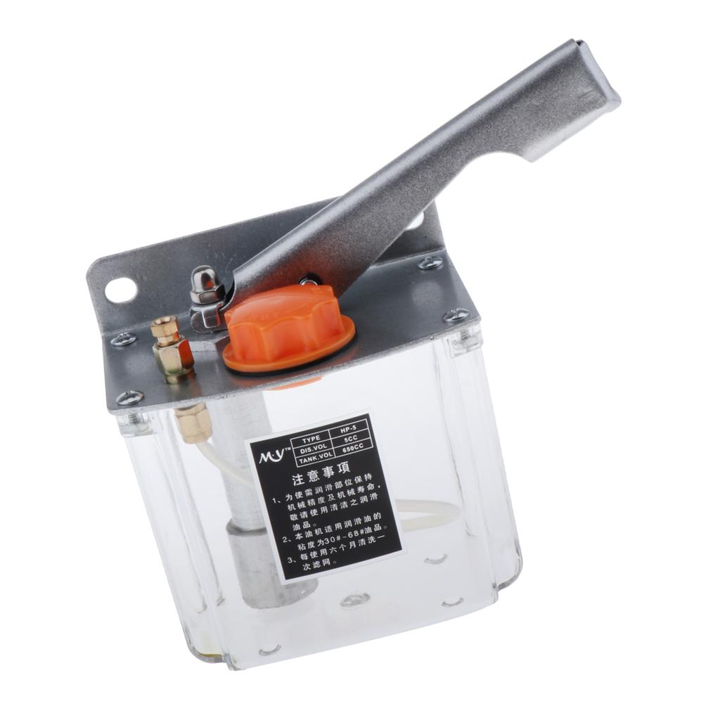 Aluminum CNC Manual Oil Hand Pump with Grease Filter Lubrication Accessory for Engraving Carving Machine
