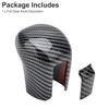 Durable Carbon Fiber Gear Shift Knob Cover Fits Accord 2018-2023 Enhance Interior Aesthetics