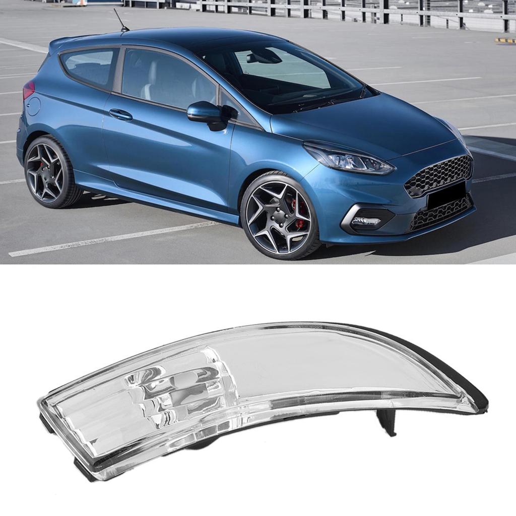 Door Wing Mirror Indicator Lens Clear Fits for Ford Fiesta MK7 MK7.5 2009 2017Right Side