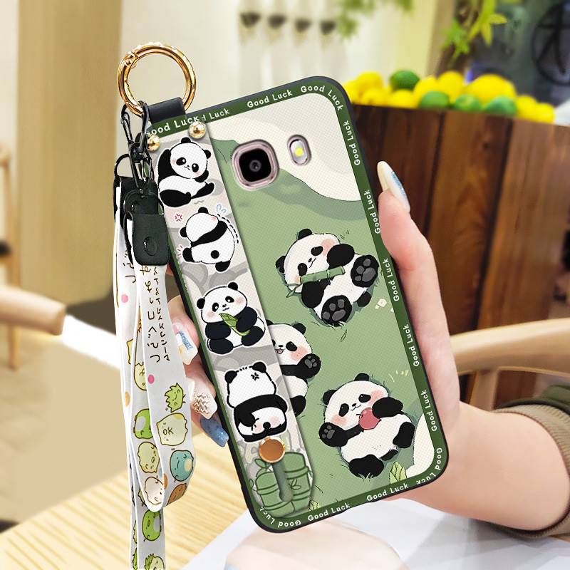 Cartoon Phone Holder Phone Case For Samsung Galaxy J510/J5 2016/J5108 Anti-knock Waterproof Shockproof Anti-dust Cute