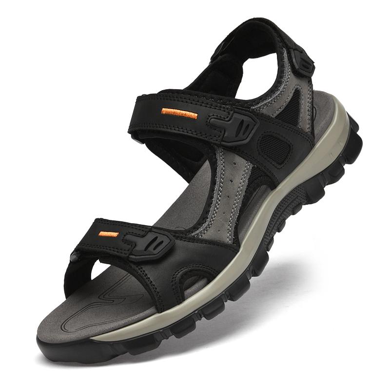 Summer New Open Toe Sandals Waterproof Beach Shoes for Men Leisure Walk Mens Sports Sandals Quick Dry Wading Aqua Shoes Sneakers