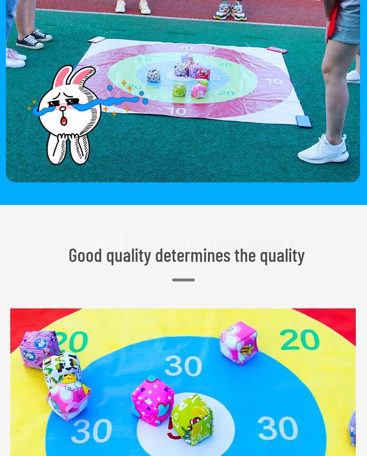 Sandbag Toss Target: Fun Outdoor Game for Kindergarten Team Building