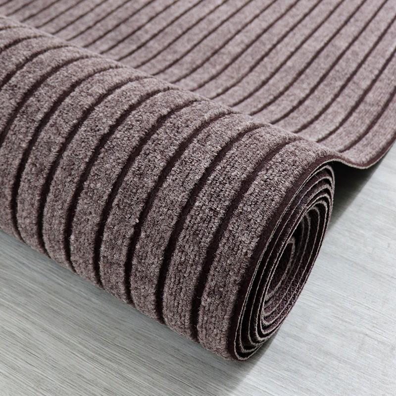 Premium PVC Backing Striped Non-Slip Water-Absorbent Floor Mat for Kitchen, Bathroom, Balcony, and Entrance.
