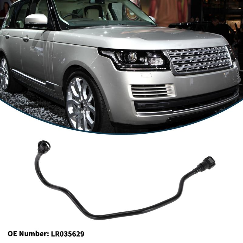 X Autohaux Radiator Hose Heater Hose for Land Rover Range Rover 2013- No.LR035629 Rubber Coolant Pipe Black 1 Pc