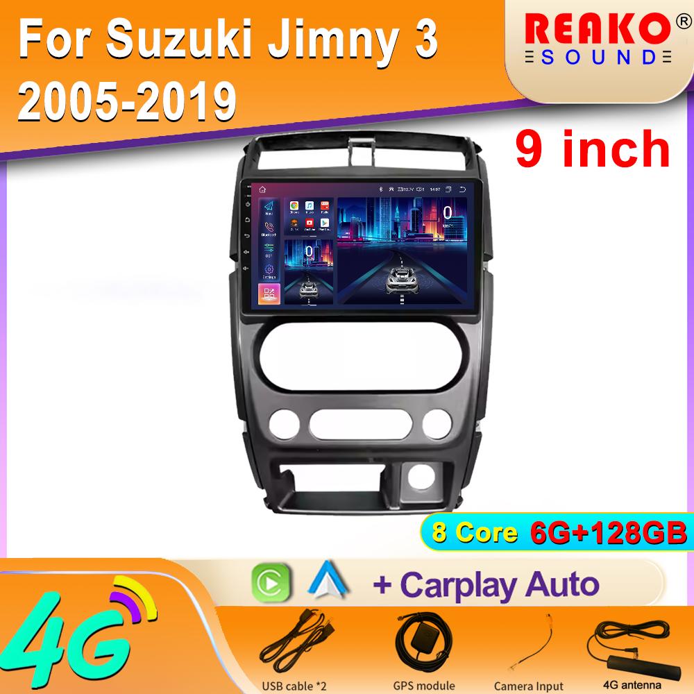 Android Car For Suzuki Jimny 3 2005-2019 Carplay Auto Radio Stereo Multimedia Player GPS Navigation 5G IPS DSP WIFI 2DIN DVD
