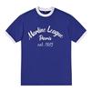 MARTINE GOLF Logo Lettering Round Shirts_D/Blue (Men)