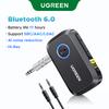UGREEN Bluetooth 6.0 5.4 Mașină 3.5mm Jackuri AUX pentru Difuzoare Auto Audio Muzică Hands Free Bluetooth 5.3