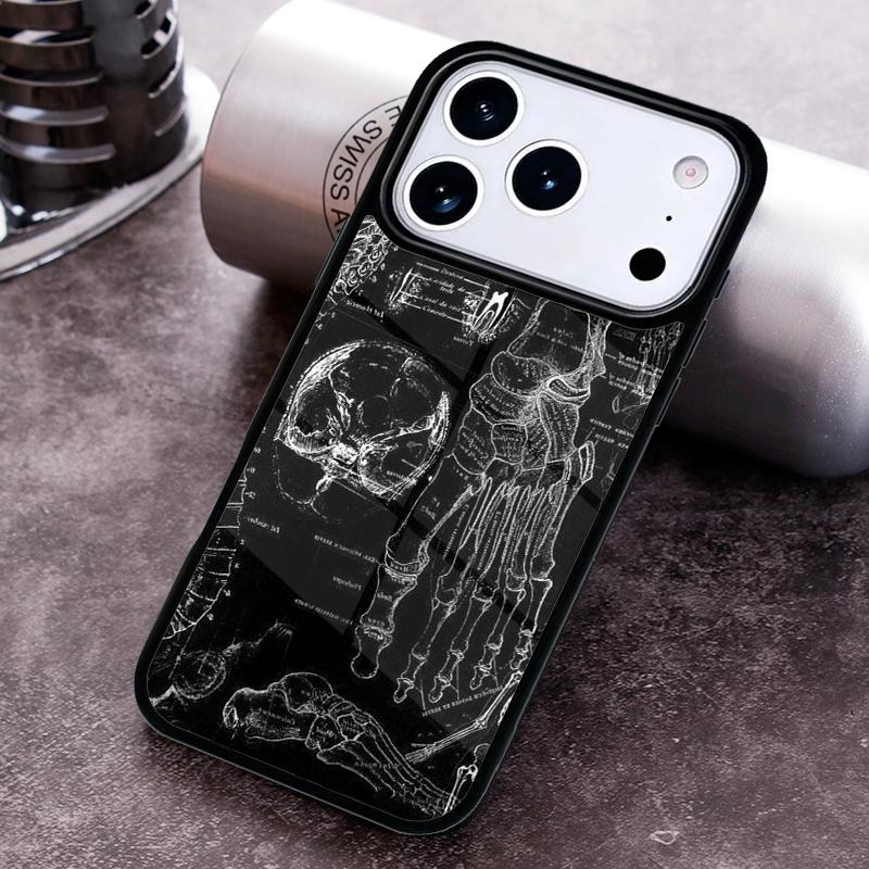 Medical Human Anatomy Soft Phone Case for iPhone 17 16 15 Pro Max Air 14 13 12 11 Plus Shockproof Capa Cover