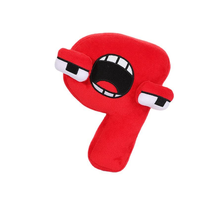 20cm Nuovi Peluche Alphabet Lore Serie Numeri Digitali Cuscino Peluche Bambola Giocattoli per Bambini Regali di Compleanno Educativi Bambola Giocattoli
