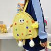 Schoolbag Childlike Big Eyes Cute Pet Student School Bag Funny Canvas Bag Chocolate Beans Cute Girl Backpack Children's Backpack