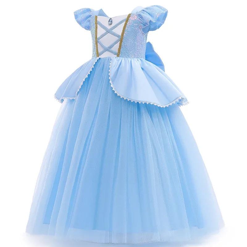 Cinderella Princess Dress - Girls' Summer Halloween Costume