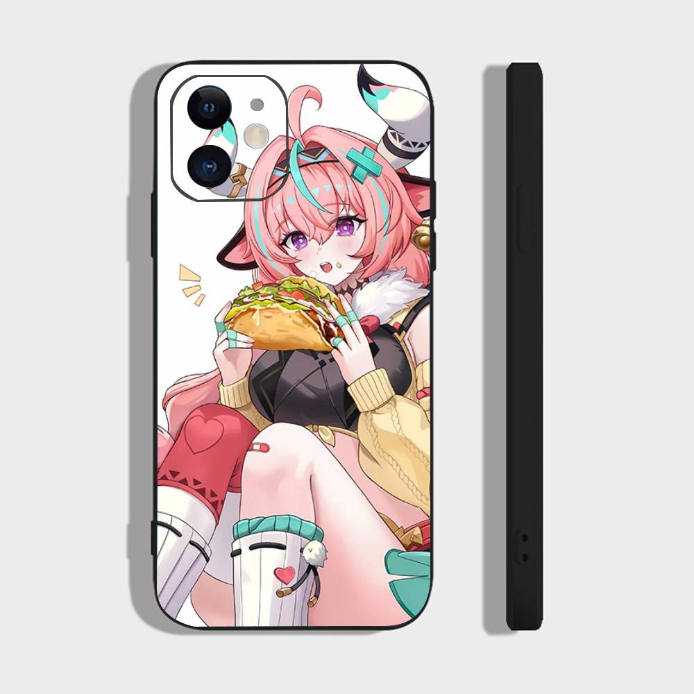 Varesa Anime Game Genshin Impact Phone Case For IPhone 17 Air 16 15 14 13 Pro Max 11 12 Black Silicone Cover