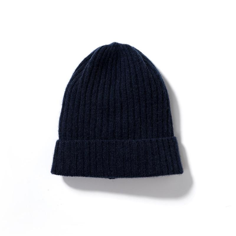 Autumn and Winter New High End Knitted Outdoor Warm Pit Strip Ear Hats for Men and Women Knitted Casual Toe Caps