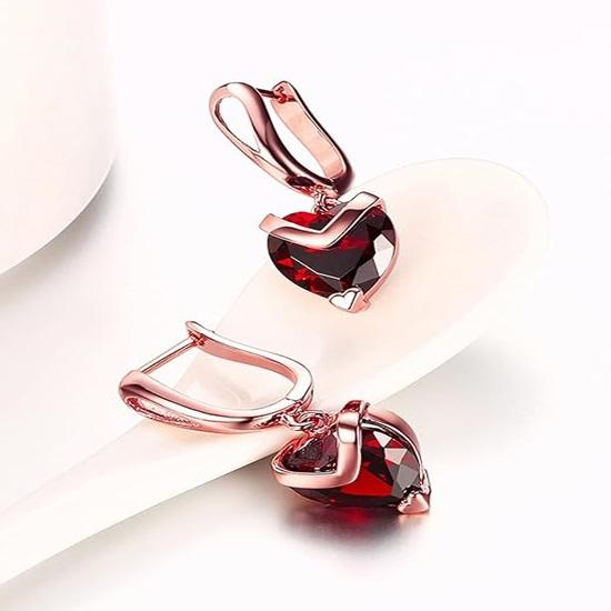 Earrings  Fashion Stone Crystal Drop Accessories Jewellery for Women Drop Earrings Anniversary Gift for Wife Valentine Gift for Girls
