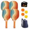 Nine-layer Poplar Wood Pickleball Paddle - Lightweight, Durable Outdoor Sports Racket