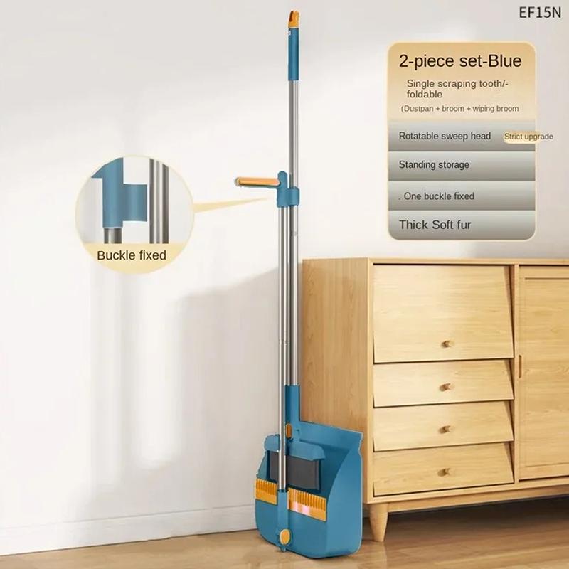 Skládací sada košťat, lopatka na odpadky, kombinovaná domácí koště, stěrač, zametací gadget, koště, lopata na odpadky