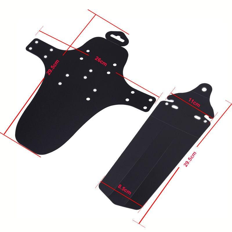A Set of Bicycles MTB Mountain Bike Front and Rear Mud Fenders Bicycle Accessories Bicycle Parts