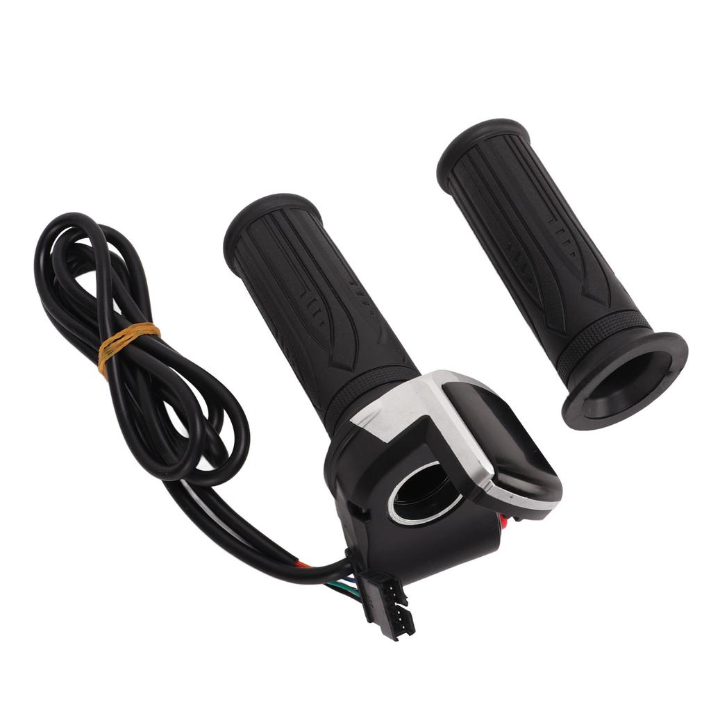 E Scooters Throttle Grip Comfortable Waterproof Adjustable Electric Bike Speed Governing Throttle Grip with LCD Display