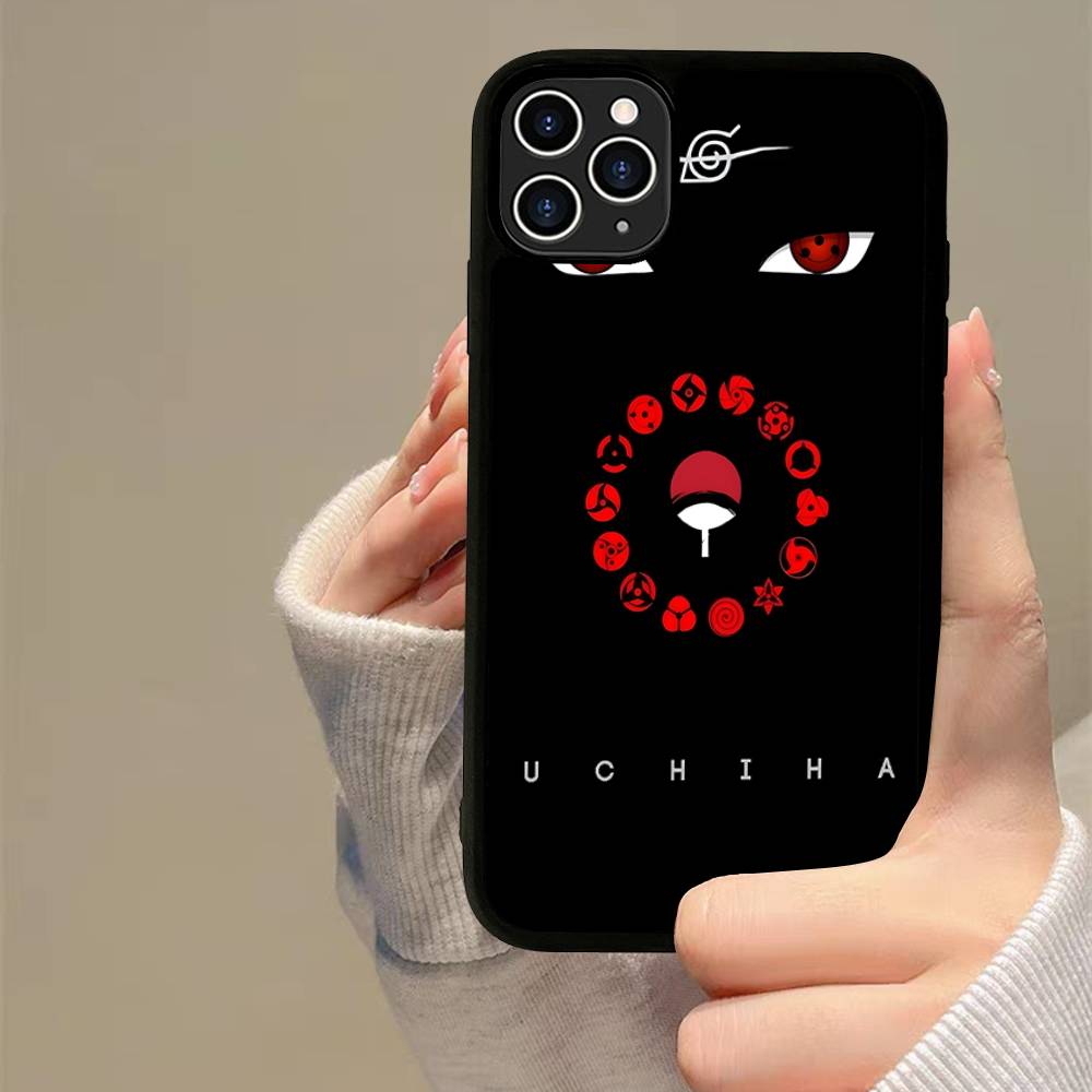 A-Akatsukis I-Itachis U-Uchihas S-Sasukes Phone Case Silicone PC+TPU For For iPhone 11 12 13 14 15 16 Plus Pro Max Cover
