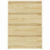 Vidaxl Komoda, 60X36X84 Cm, Lite Drewno Sosnowe