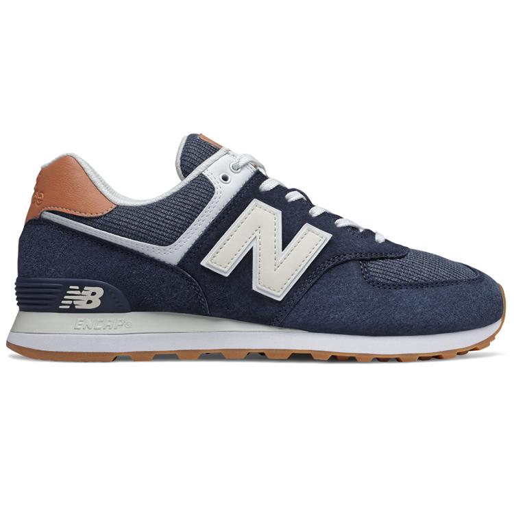 New Balance 574 Natural Indigo Faded Mahogany