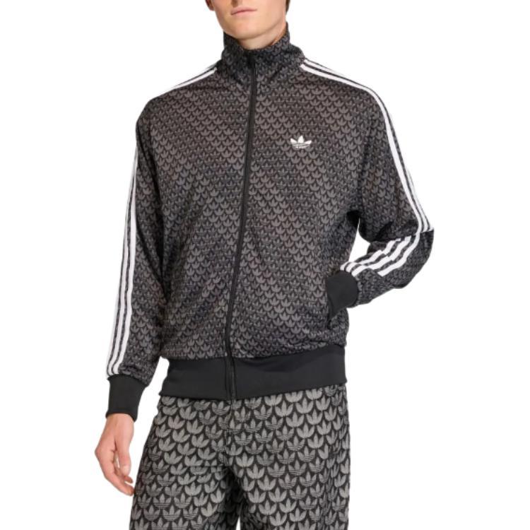 adidas Originals Firebird Monogram Zip Long Sleeve Logo Jacket Men Jackets KC9158