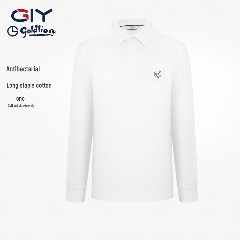 Goldlion Men s Casual Breathable Long Sleeve Polo Shirt 3XL